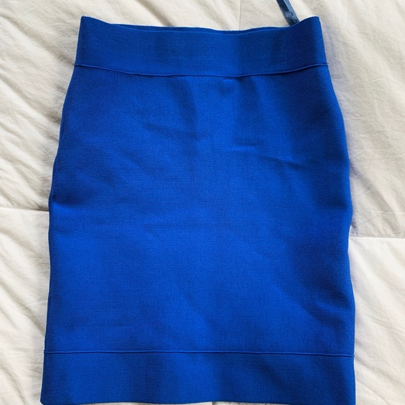 BCBG Maxazria Deep Blue Skirt - Picture 2 of 3